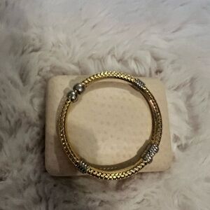 Beautiful two-tone bracelet